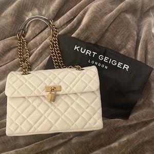 Kurt Geiger Brixton Lock Leather Shoulder Bag
